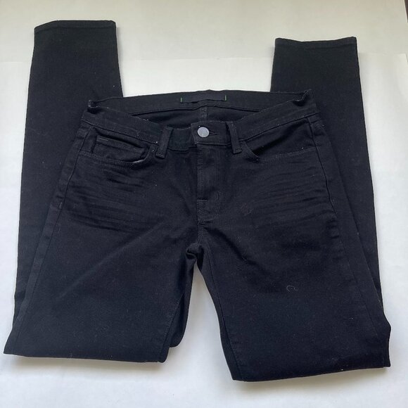 J BRAND SKINNY JEANS STYLE #391 in JETT Size 27 - Picture 1 of 4